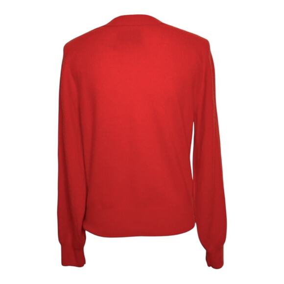 Brochu Walker Cashmere Moni Vee V Neck Sweater in Regatta Red XS - Picture 4 of 11